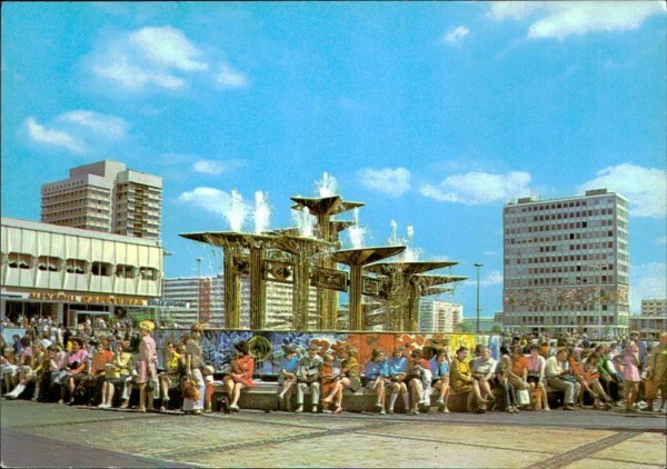 Berlin - Hauptstadt der DDR, Alexanderplatz Vorderseite