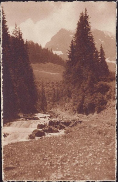 unbekannte Alp Vorderseite