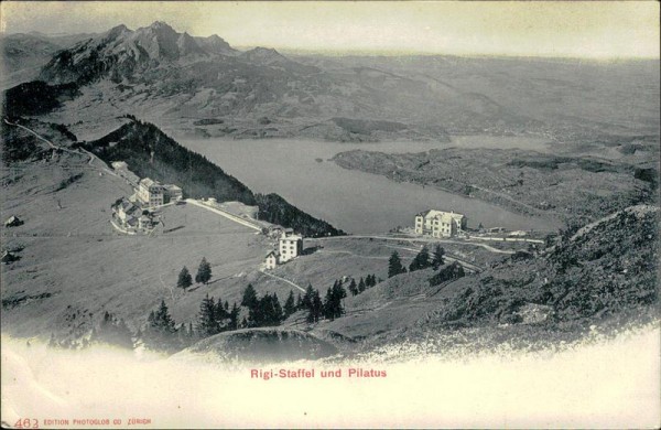 Rigi-Staffel und Pilatus Vorderseite