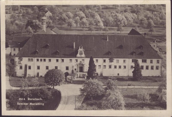 Rorschach Seminar Mariaberg Vorderseite