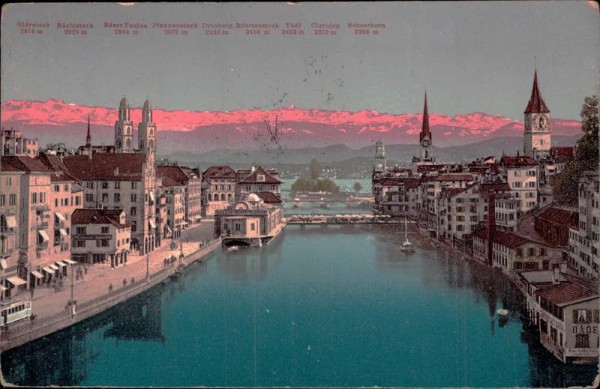 Zürich Altstadt Vorderseite