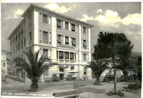 Alassio, Albergo Spiaggia Vorderseite