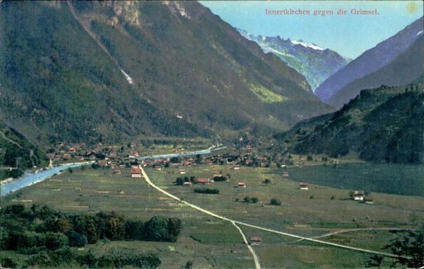 Innertkirchen gegen die Grimsel. Vorderseite