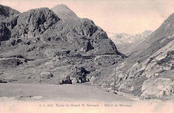 Route du Grand St. Bernard - Défilé de Marengo Vorderseite