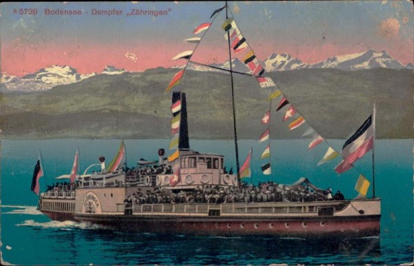 Bodensee-Dampfer Zähringen Vorderseite