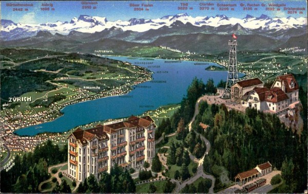 Uetliberg (869 m) Vorderseite