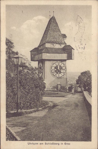 Uhrturm am Schlossberg in Graz
