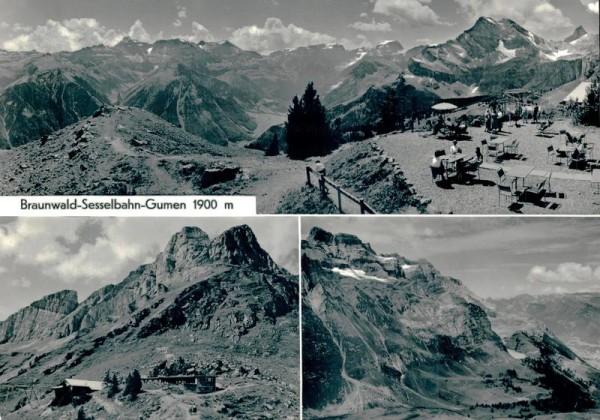 Braunwald-Sesselbahn-Gumen Vorderseite