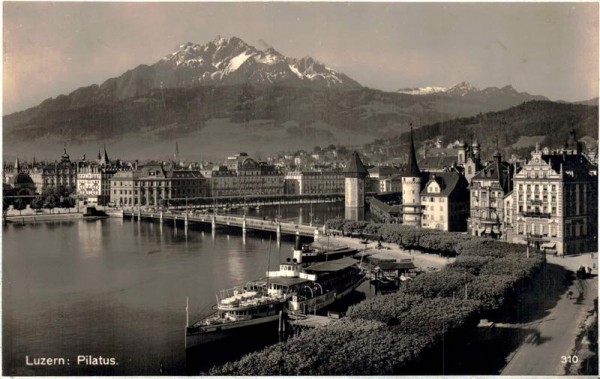Luzern: Pilatus. 1935 Vorderseite