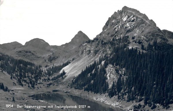 Der Spanneggsee mit Frohnalpstock Vorderseite