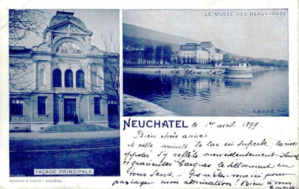 Neuchâtel (um 1899) Vorderseite