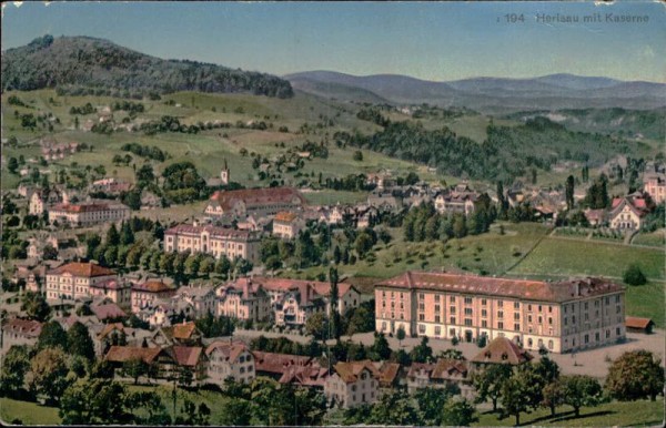 Herisau mit Kaserne Vorderseite