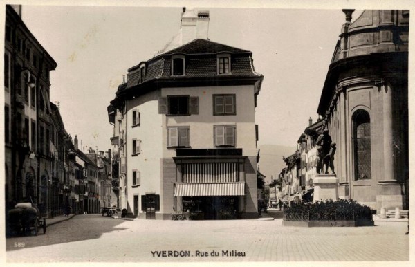Yverdon, Rue du Milieu Vorderseite