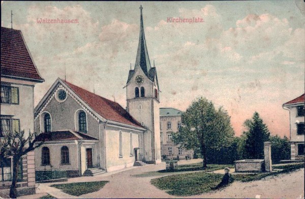 Walzenhausen, Kirchenplatz Vorderseite