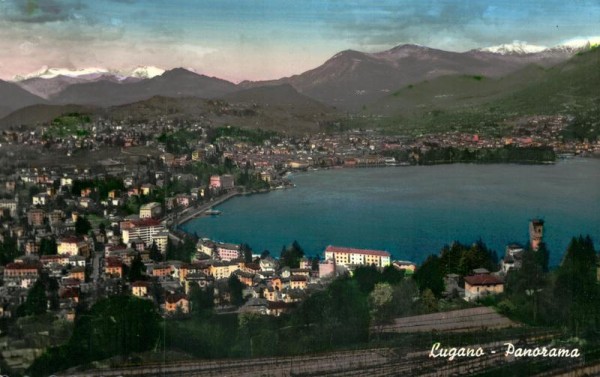 Lugano, Panorama Vorderseite