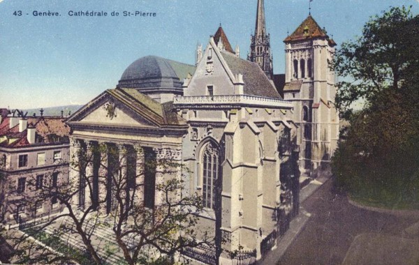 Genève, Kathedrale St - Pierre Vorderseite