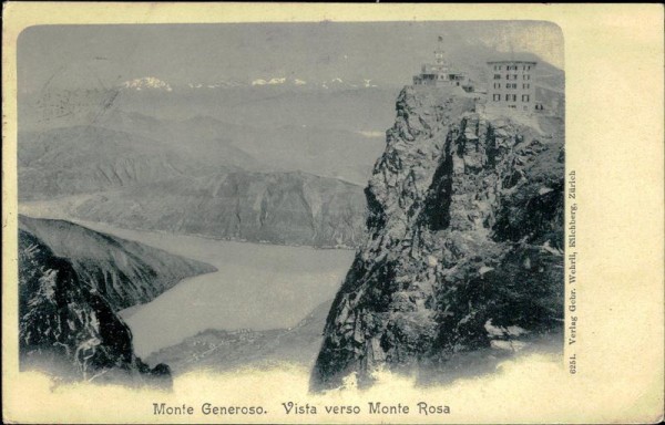 Monte Generoso (1701 m) Vorderseite