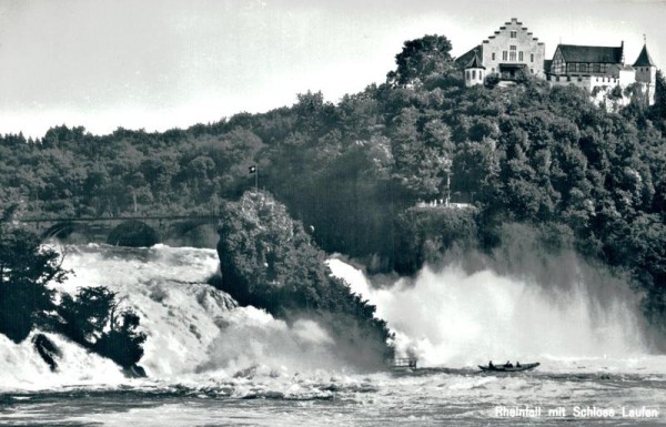 Rheinfall mit Schloss Laufen Vorderseite