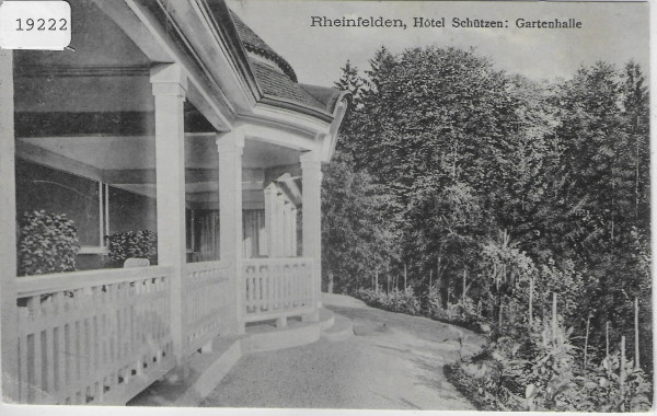 Rheinfeldn - Hotel Schützen: Gartenhalle