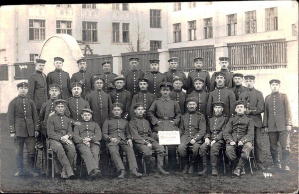 Deutsche Militärs 1914 Vorderseite