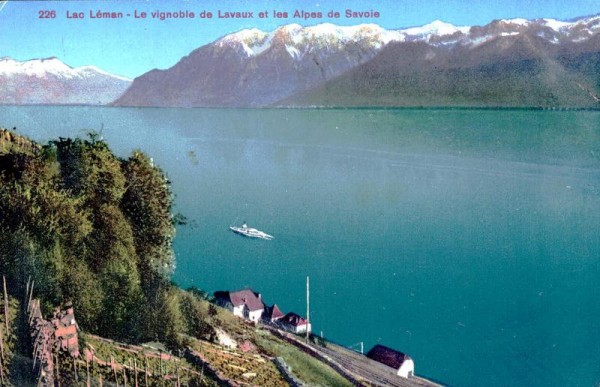 Lac Léman (Genfersee) Vorderseite