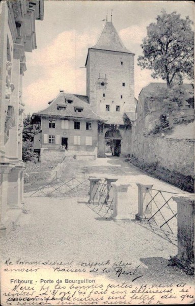 Fribourg - Porte de Bourguillon Vorderseite