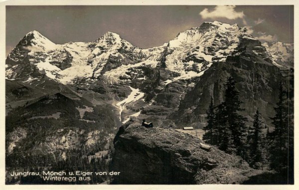 Jungfrau, Mönch und Eiger Vorderseite