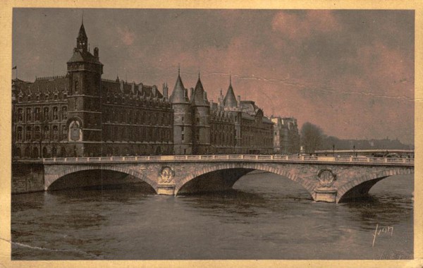 Le Palais de Justice et le Pont-au-Change Vorderseite