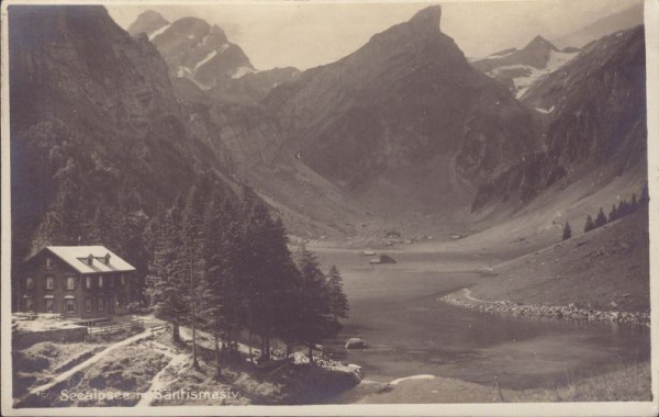 Seealpsee m. Säntismasiv