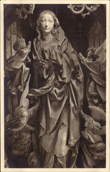 Herrgottskirche Creglingen, aus dem Marienaltar von Tilman Riemenschneider Vorderseite