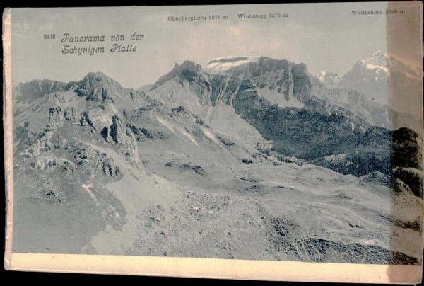 Panorama von der Schynigen Platte Vorderseite