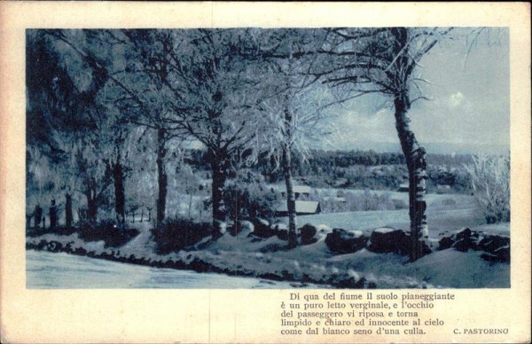 Di qua del fiume..., Pastorino Vorderseite
