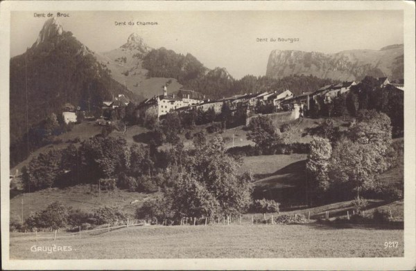 Gruyères  Vorderseite