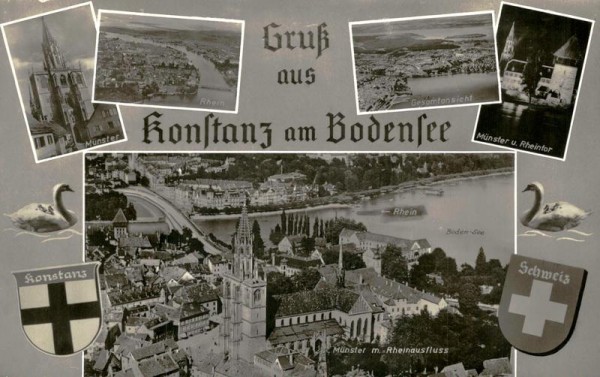 Gruss aus Konstanz am Bodensee Vorderseite