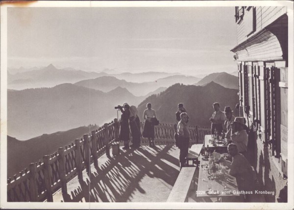 Blick vom Gasthaus Kronberg.