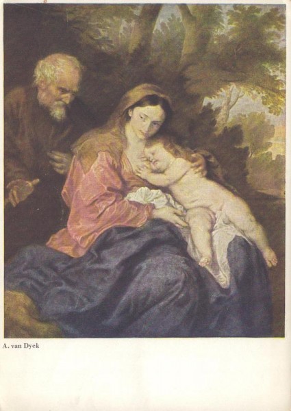 A. van Dyck, Ruhe auf der Flucht Vorderseite