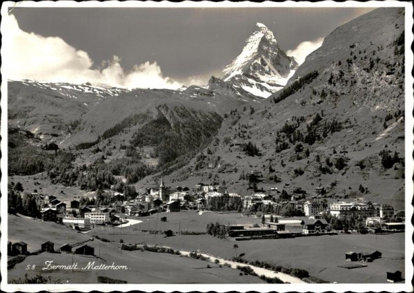 Zermatt - Matterhorn (4478 m) Vorderseite