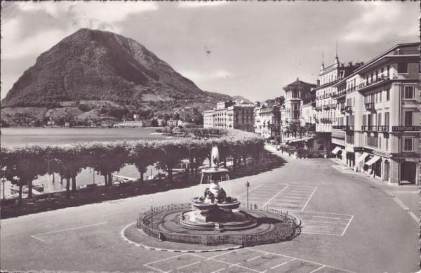 Lugano, Fontana Bossi e monte S.Salvatore