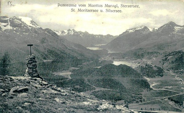 Panorama vom Muottas Muragl Vorderseite