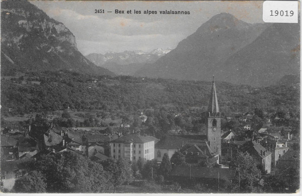 Bex et les alpes valaisannes