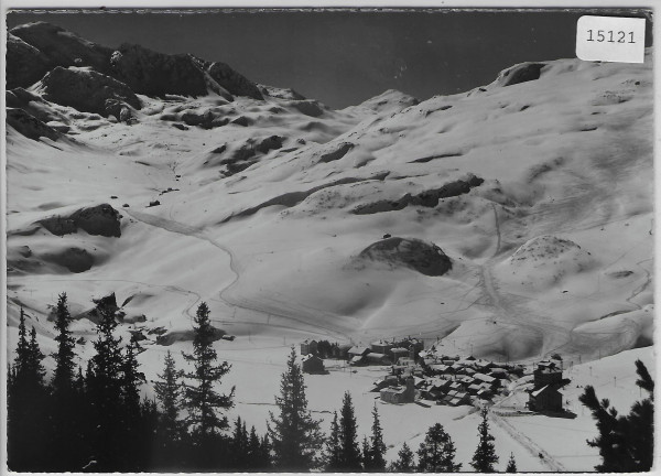 Bivio am Julierpass im Winter en hiver