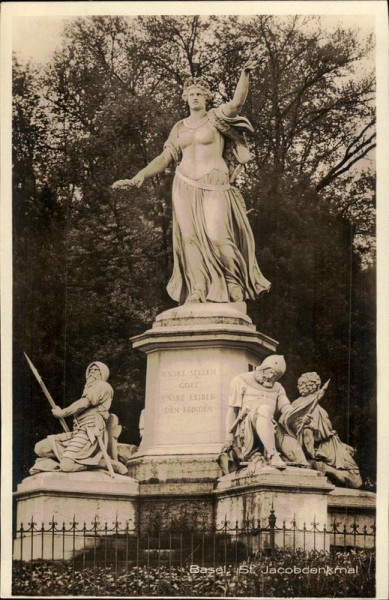 Basel, St.Jacobdenkmal Vorderseite