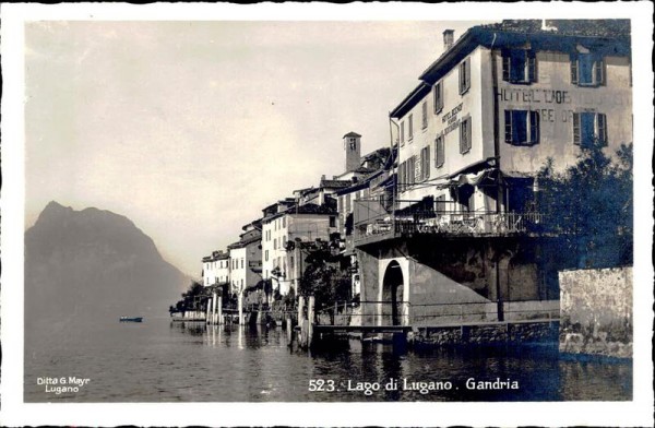 Lago di Lugano, Gandria Vorderseite