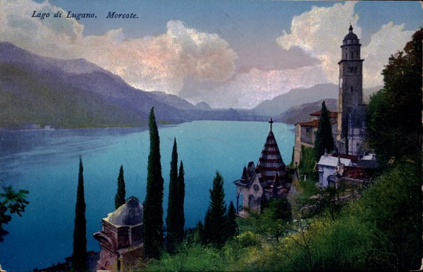 Morcote mit Lago di Lugano
