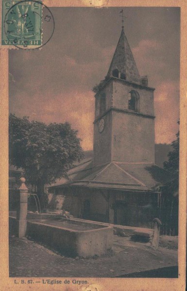 L'Eglise de Gryon Vorderseite