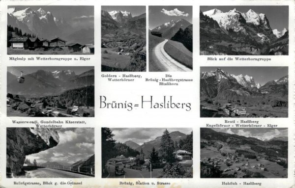 Brünig, Hasliberg Vorderseite
