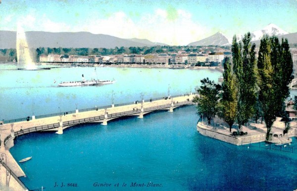 Genève et le Mont-Blanc Vorderseite