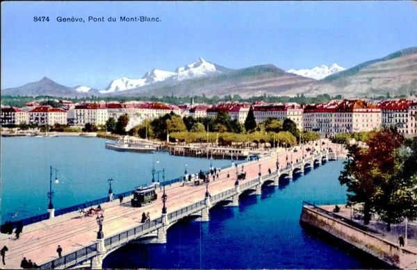 Genève - Pont du Mont-Blanc Vorderseite