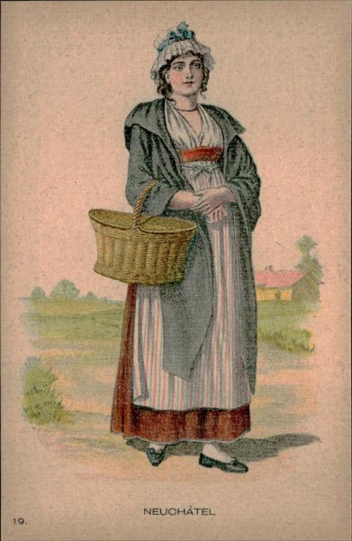 Alte Trachten, Neuchâtel Vorderseite