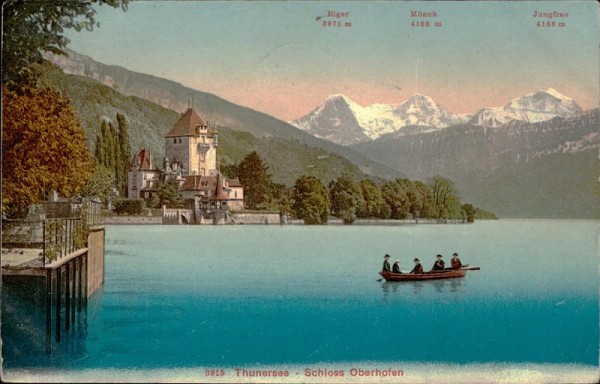 Thunersee - Schloss Oberhofen Vorderseite